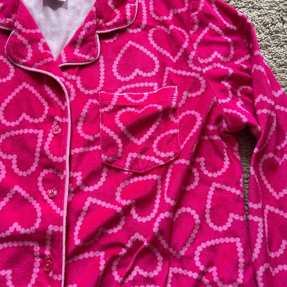 Girls Art Class size XL Pink Hearts Pajamas